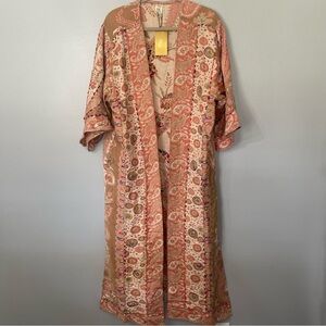 Raj Paisley Kimono Robe